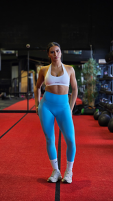 Slimline GymLeggings - Sky Blue